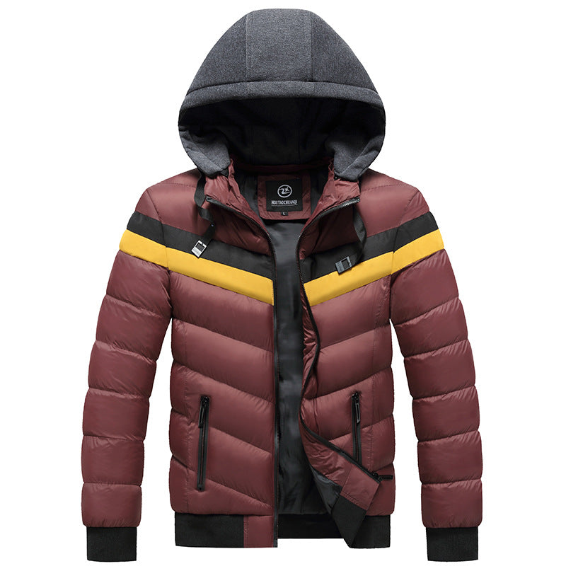 Winterjacke mit Kapuze für Herren