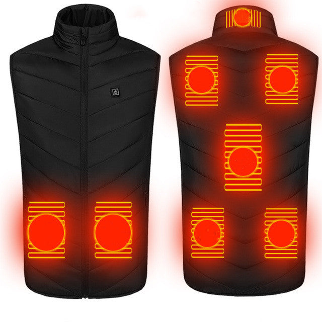 Graphene electric heating vest
