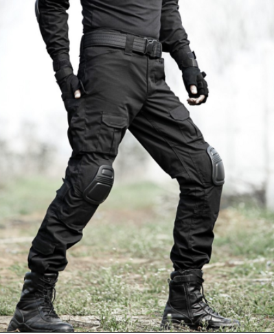 Python Pattern Pants With Knee Pads Camouflage