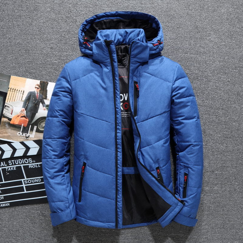 Men's Winter Short Slim Padded Down Jacket