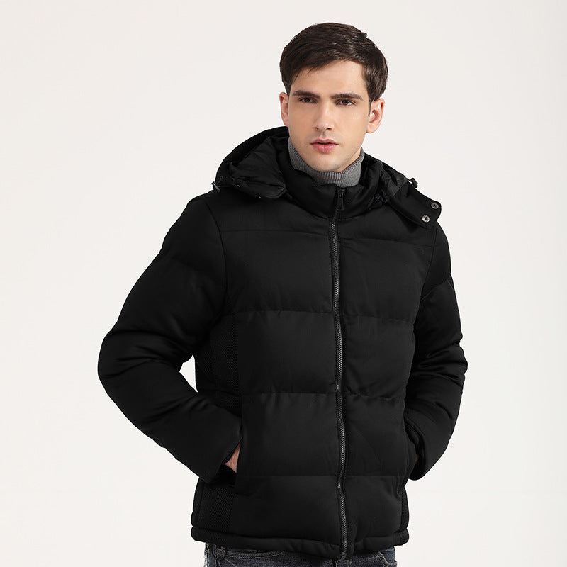 Pure Color Down Padded Jacket Short Coat