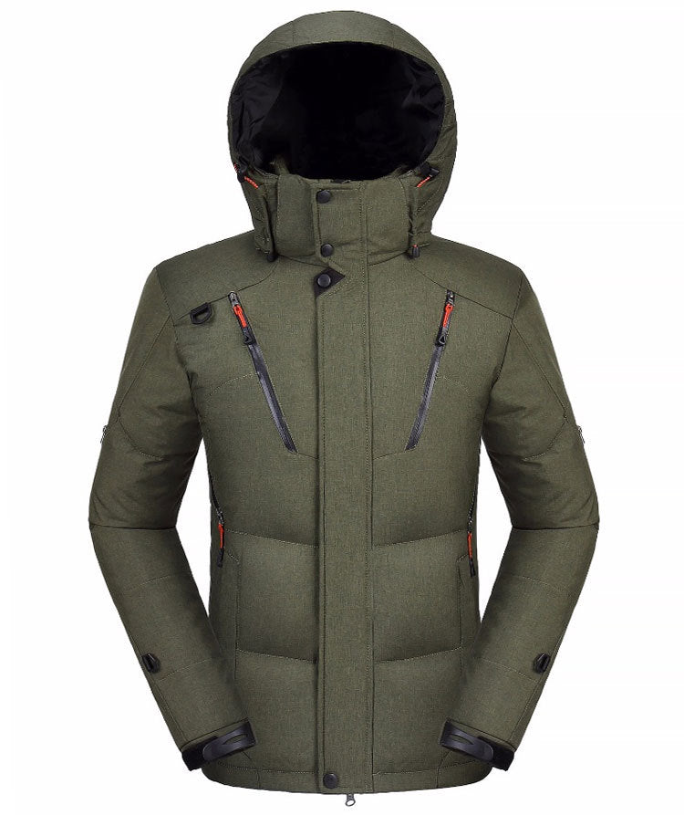 Men's Down Jacket Slim Hoodie