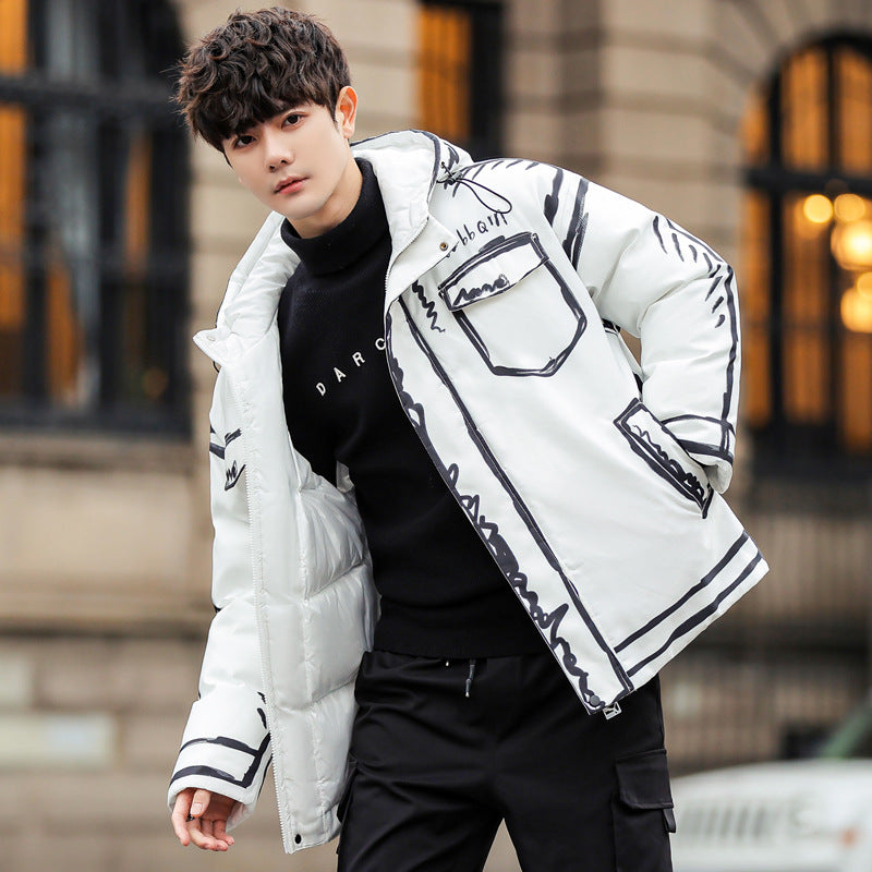 Graffiti Padded Coat