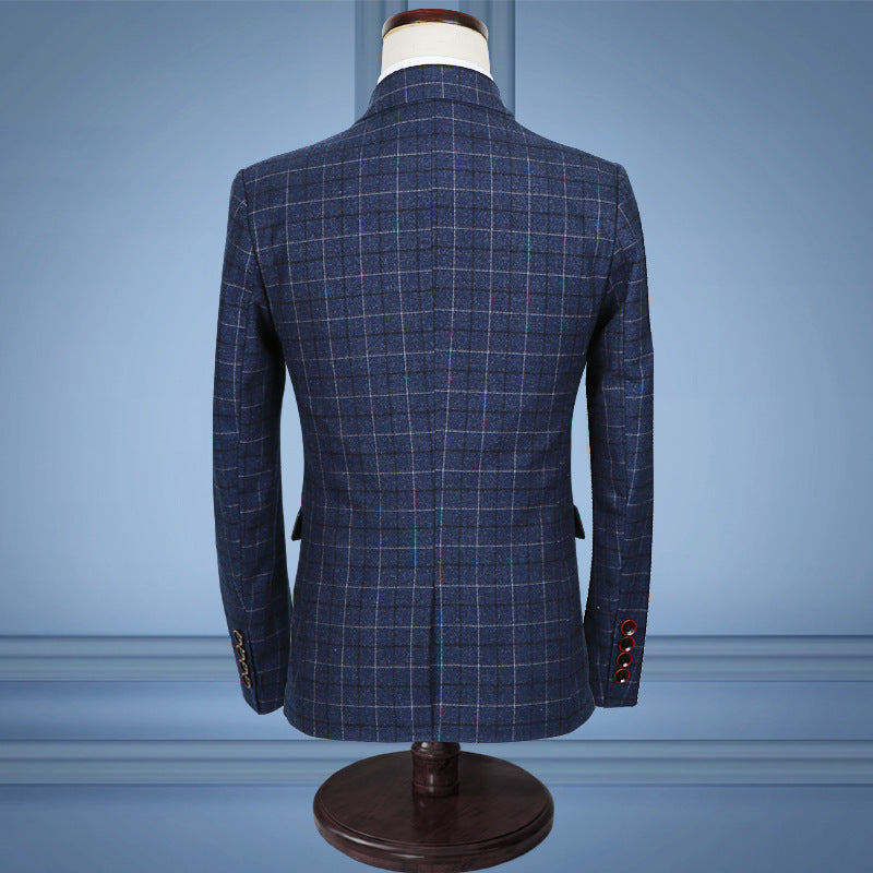 Plus Size Business Men's Three-piece Business Suit