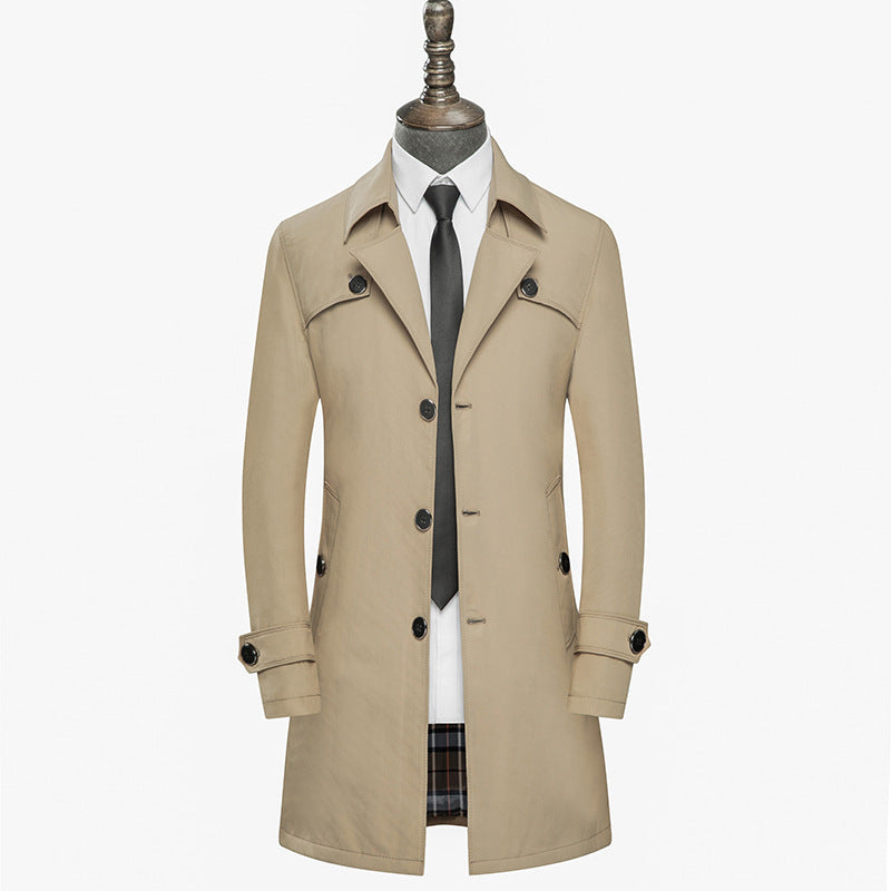 Slim trench coat