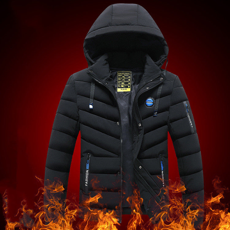 Men's Cotton-padded Jacket Plus Size Removable