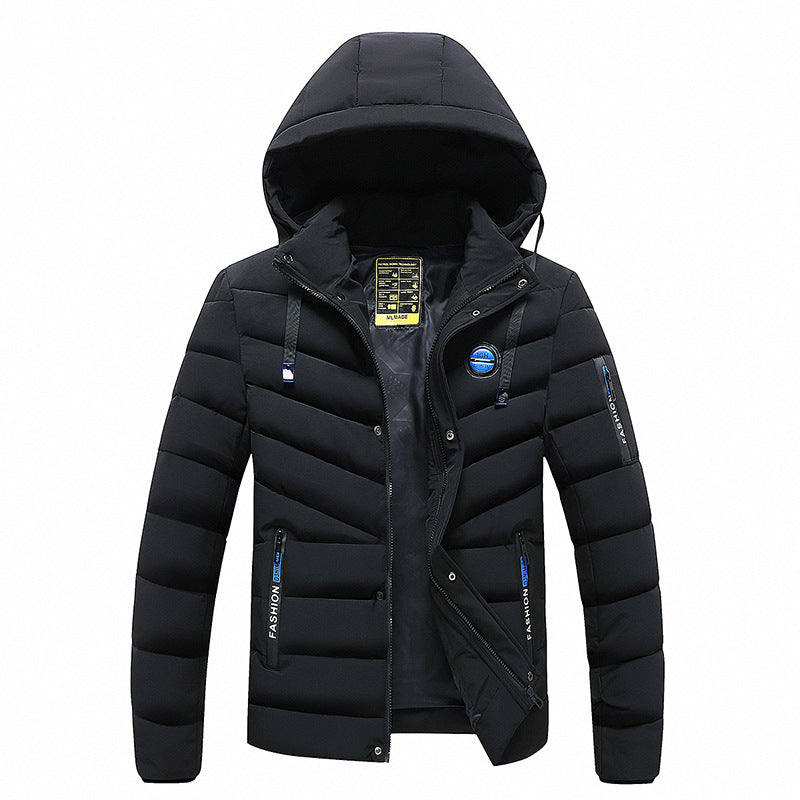 Men's Cotton-padded Jacket Plus Size Removable