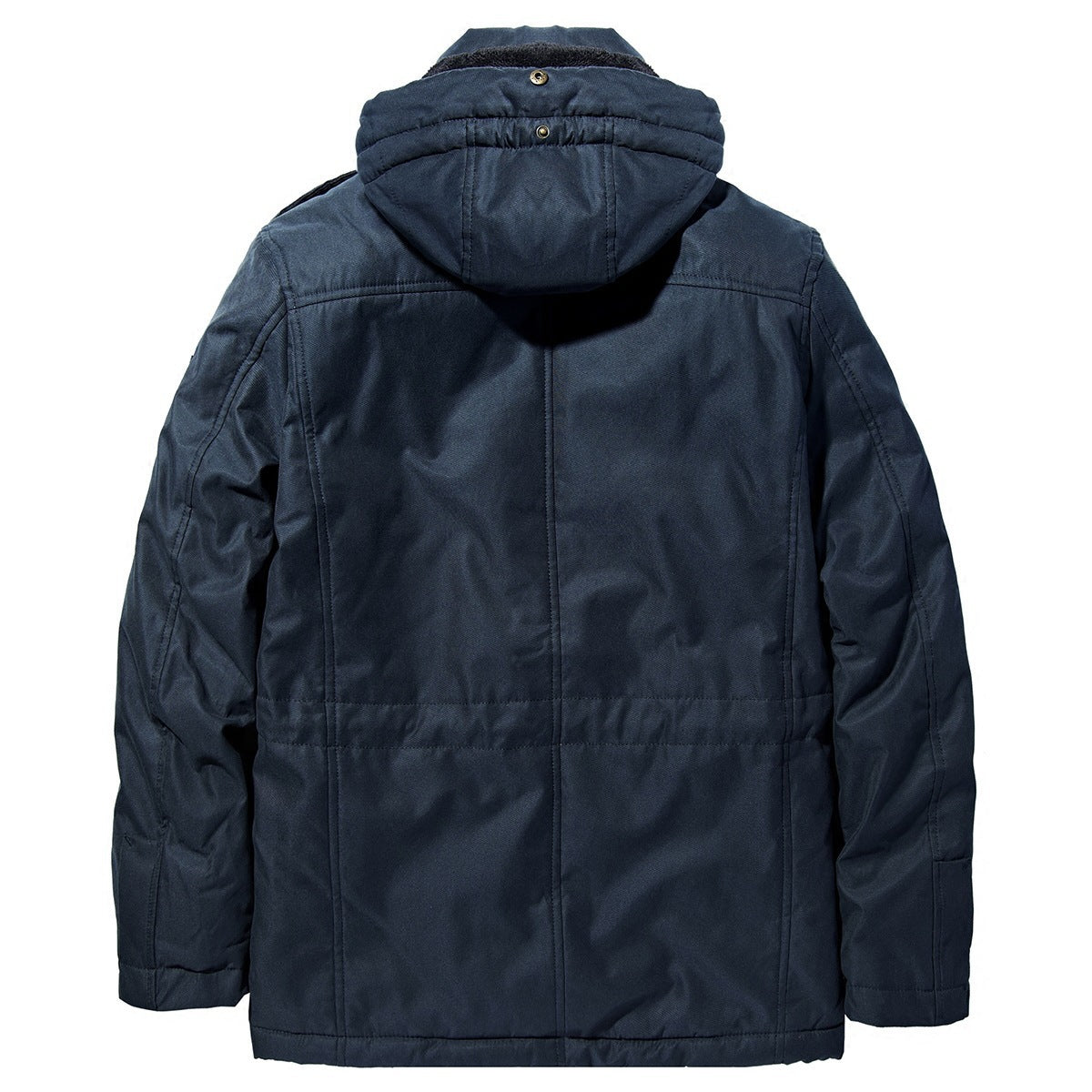 Youth Mid-length Plus Velvet Padded Cotton Jacket