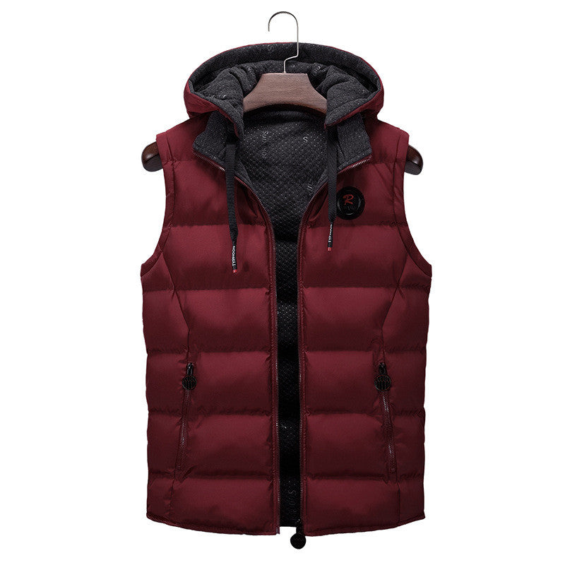 Winter Men's Warm Vest Waistcoat Jacket