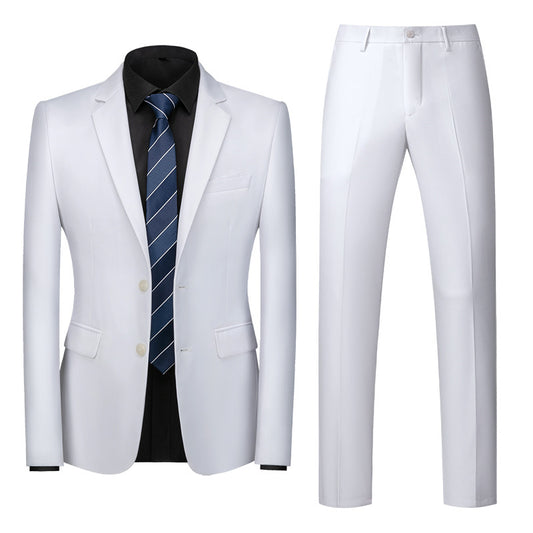 Men's Suit Wedding Two Button Two Piece Suit