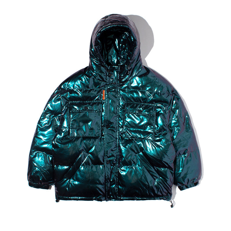 Thickened solid color reflective jacket