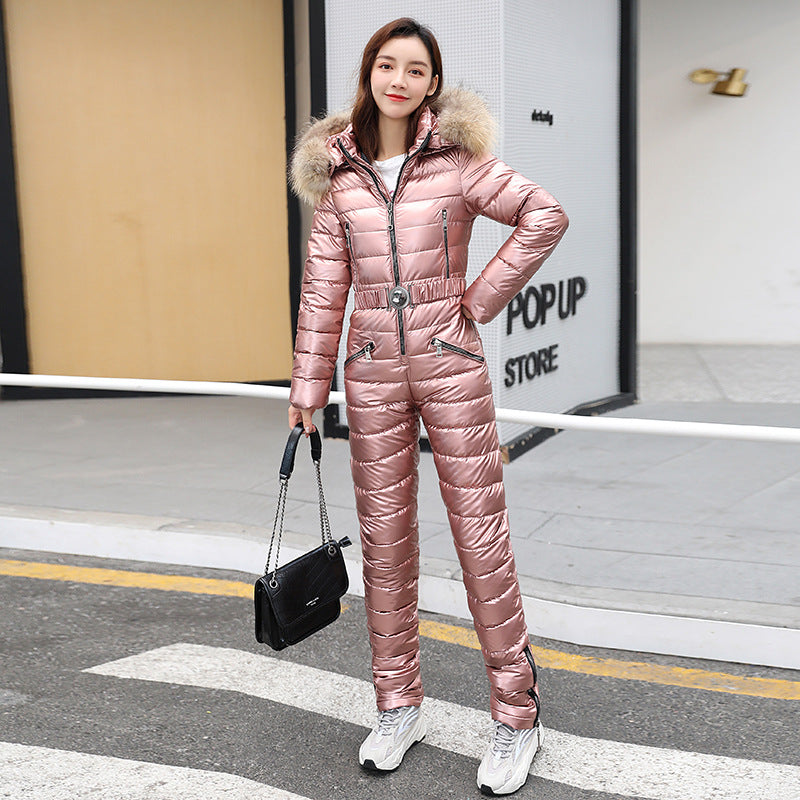 Women's Waist Slimming Two-piece Cotton-padded Jacket