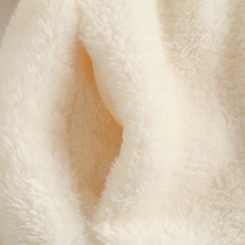 Women's Plush Fleece Zip-Up Jacket Long Sleeve