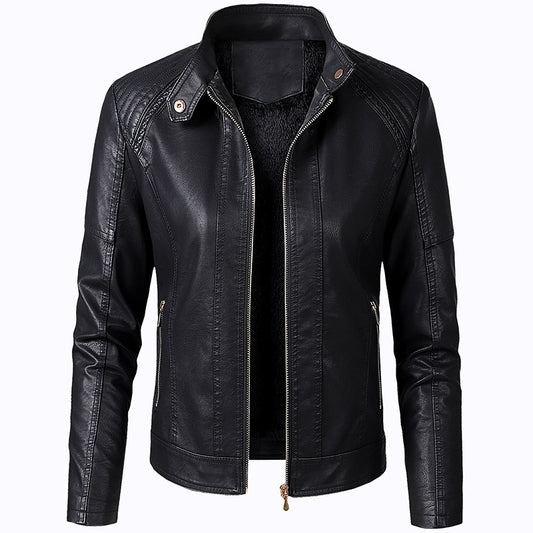 Long Sleeve Ladies Leather Jacket Pu for Women