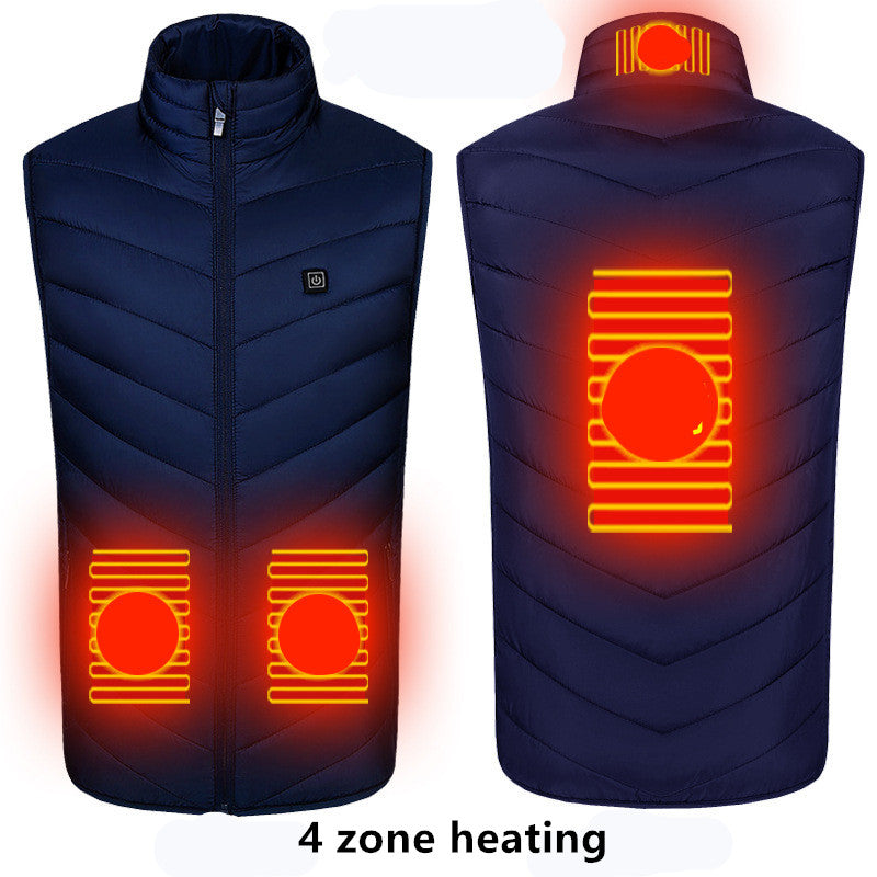 Men's four-zone fever vest