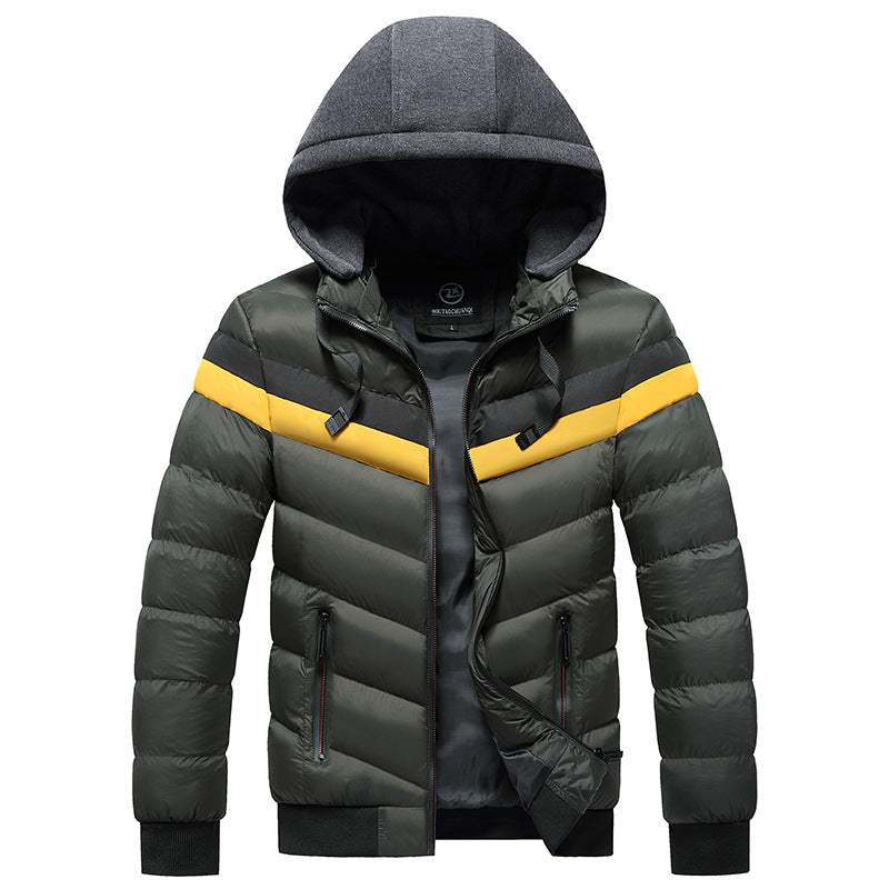 Men Winter Hooded Jacket