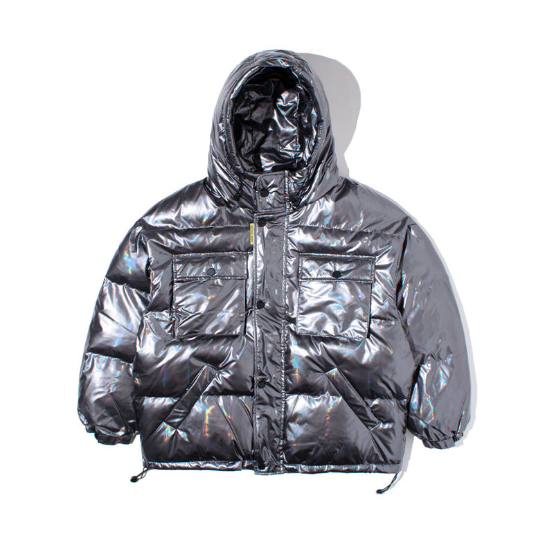 Thickened solid color reflective jacket