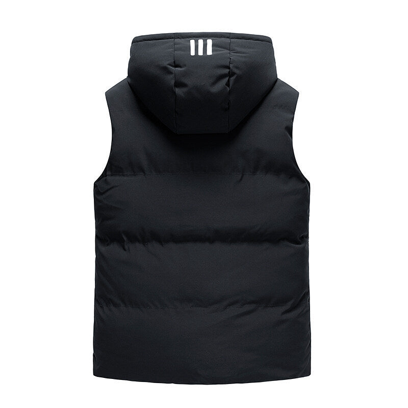 Men's Padded Jacket With Thickened And Warm Vest