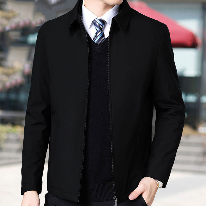 Men's Middle And Old Age Jacket Loose Coat