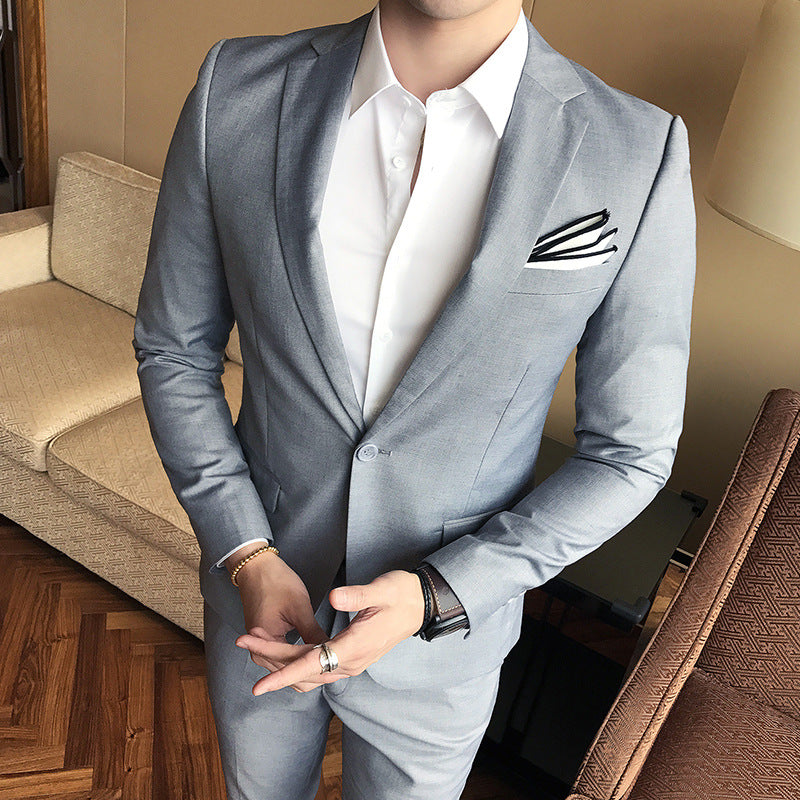 Men's Fashion Casual One Button Suit