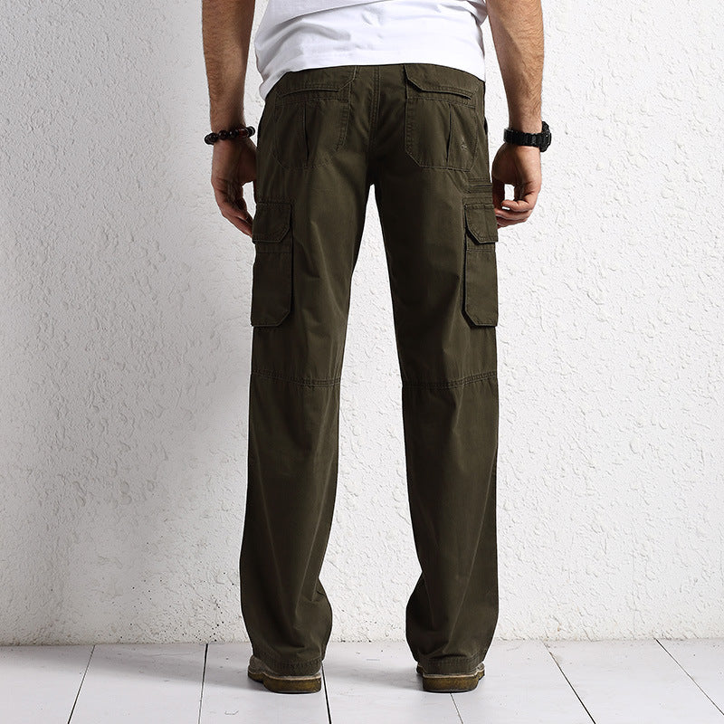 Multi Pocket outdoor work wear casual pants