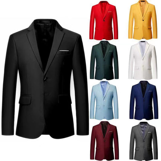 Men's Fashion Casual Two-button Small Suit Jacket