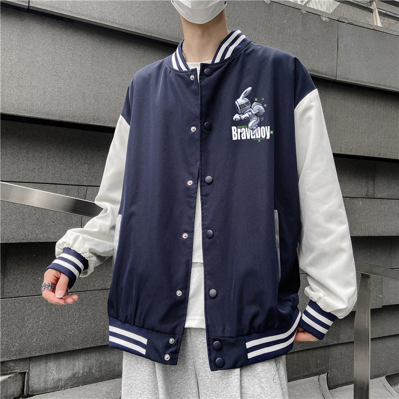 Men's Casual Sports Baseball Uniform Jacket