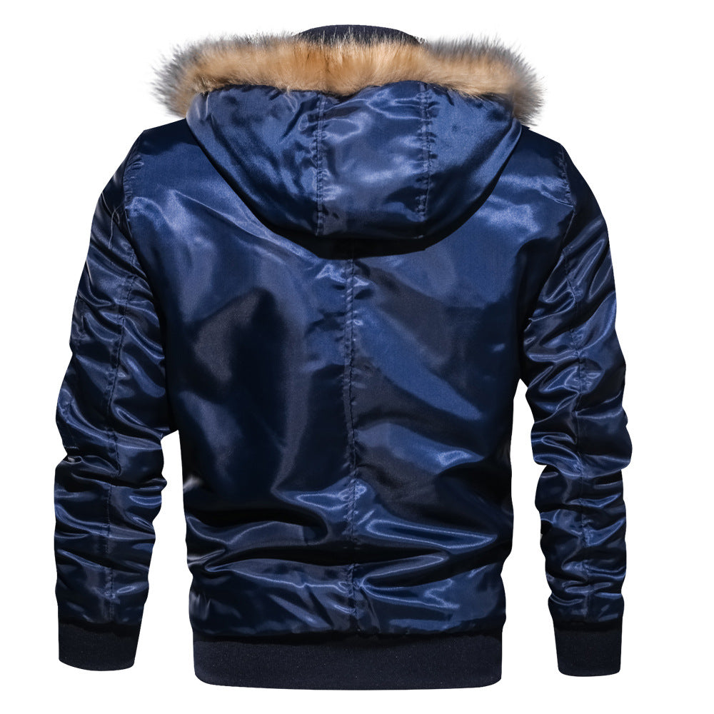 Herren Winter Fliegerjacke Verdickter Baumwollmantel Air Force