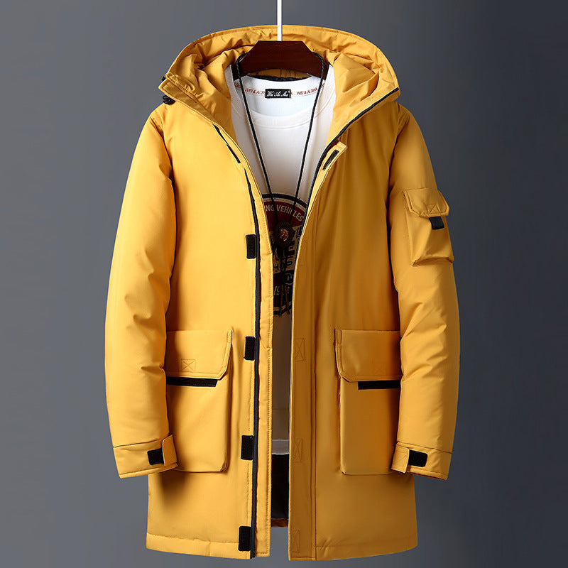 Hooded Warm Down Jacket Male