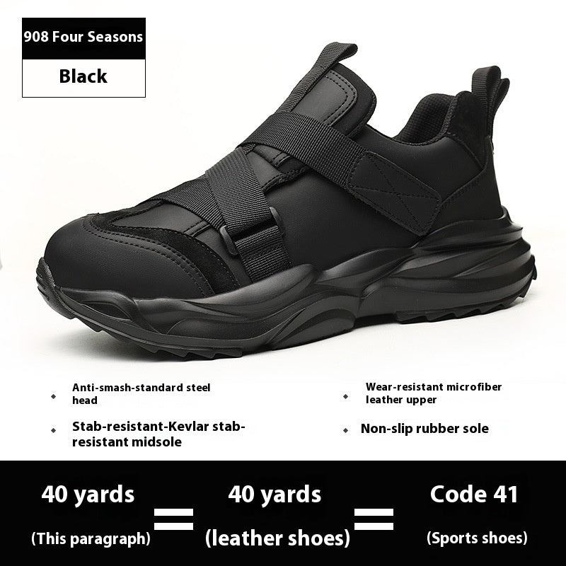 Safety Shoes Attack Shield And Anti-stab Labor Shoes