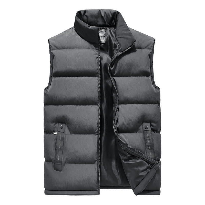 Cotton Vest Male Large Size Thick Warm Vest