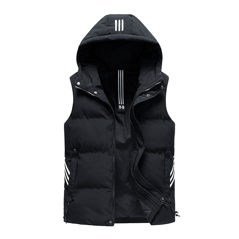 Men's Padded Jacket With Thickened And Warm Vest