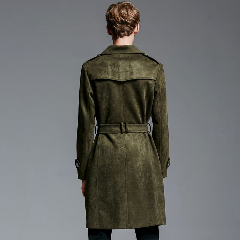 Trench Coat For Men Mid-length