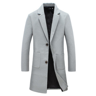 Men's Slim Woolen Coat