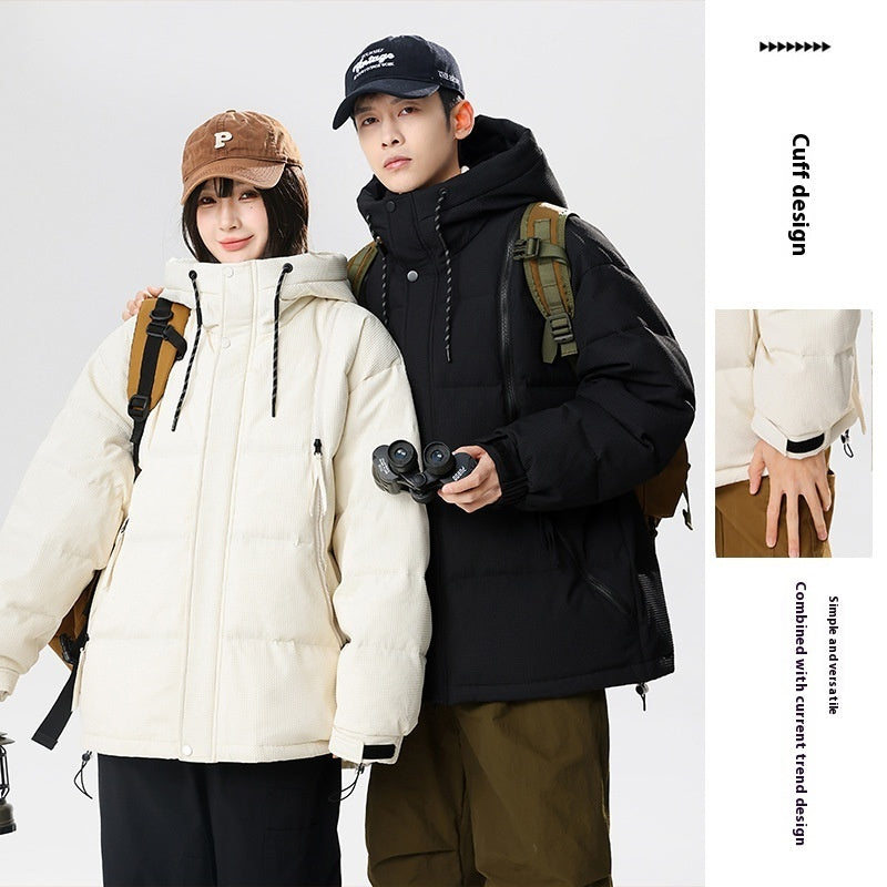 Hooded 90 White Duck Down Jacket Fashion Brand Casual Loose