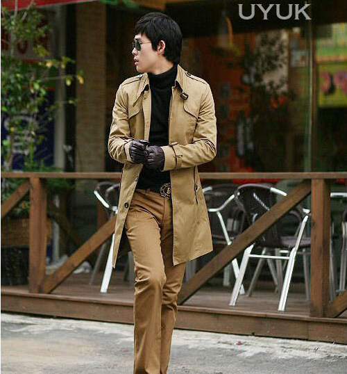 Korean Version Slim Fitting Men's Coat