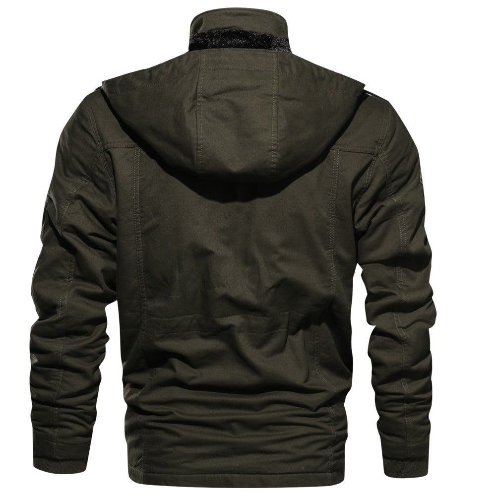 Mountainskin Herren Winter Fleecejacken Warmer Kapuzenmantel Dicke Thermo-Oberbekleidung Männliche Militärjacke Herren Markenkleidung