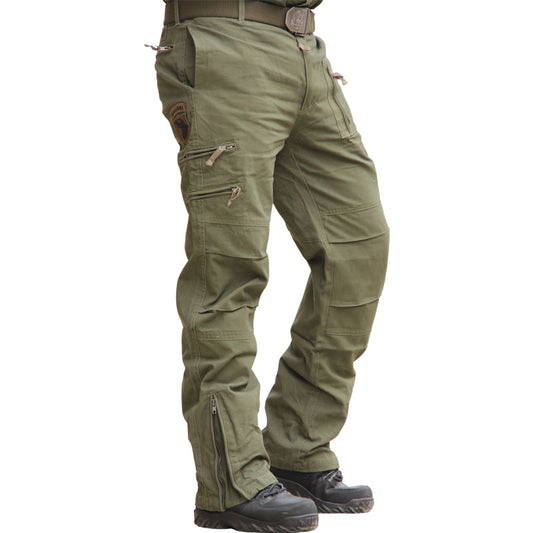Tactical Tooling Mountaineering Pants Men's Loose Straight Leg Long Camouflage Army Pants