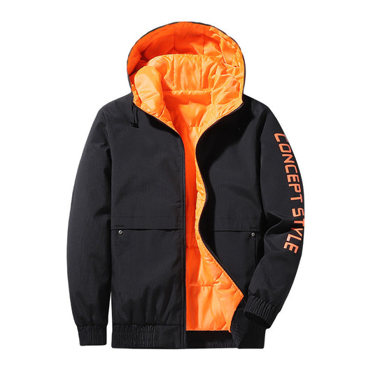 Men's Casual Hooded Down Padded Jacket