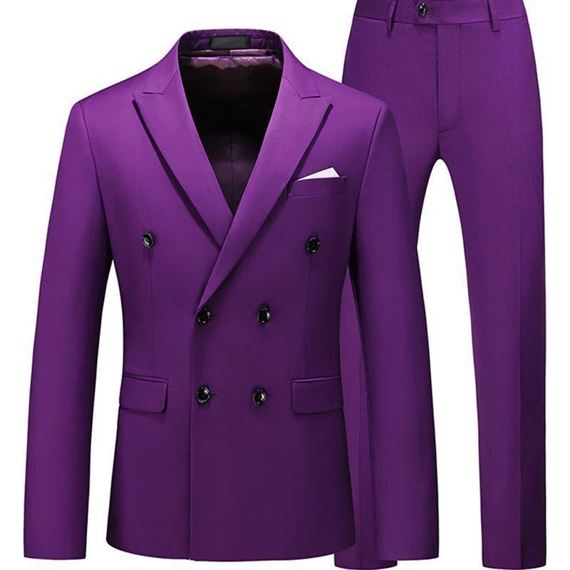 Men two Piece Slim Fit Casual Tuxedo Suit