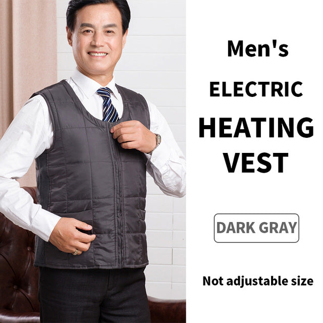 Winter Warm Men Jacket Smart Heated Vest USB Kking Electric