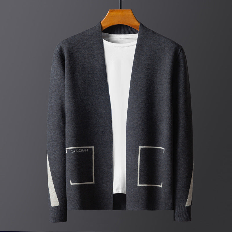Men's Casual Thin Outer Wear Cardigan Loose