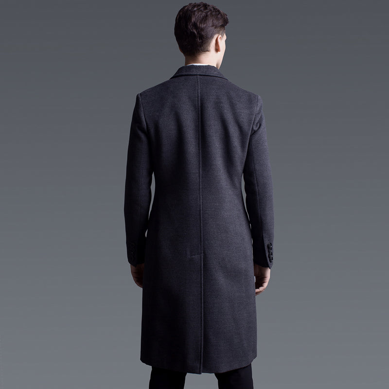 Long Sleeve Long Cashmere Coat
