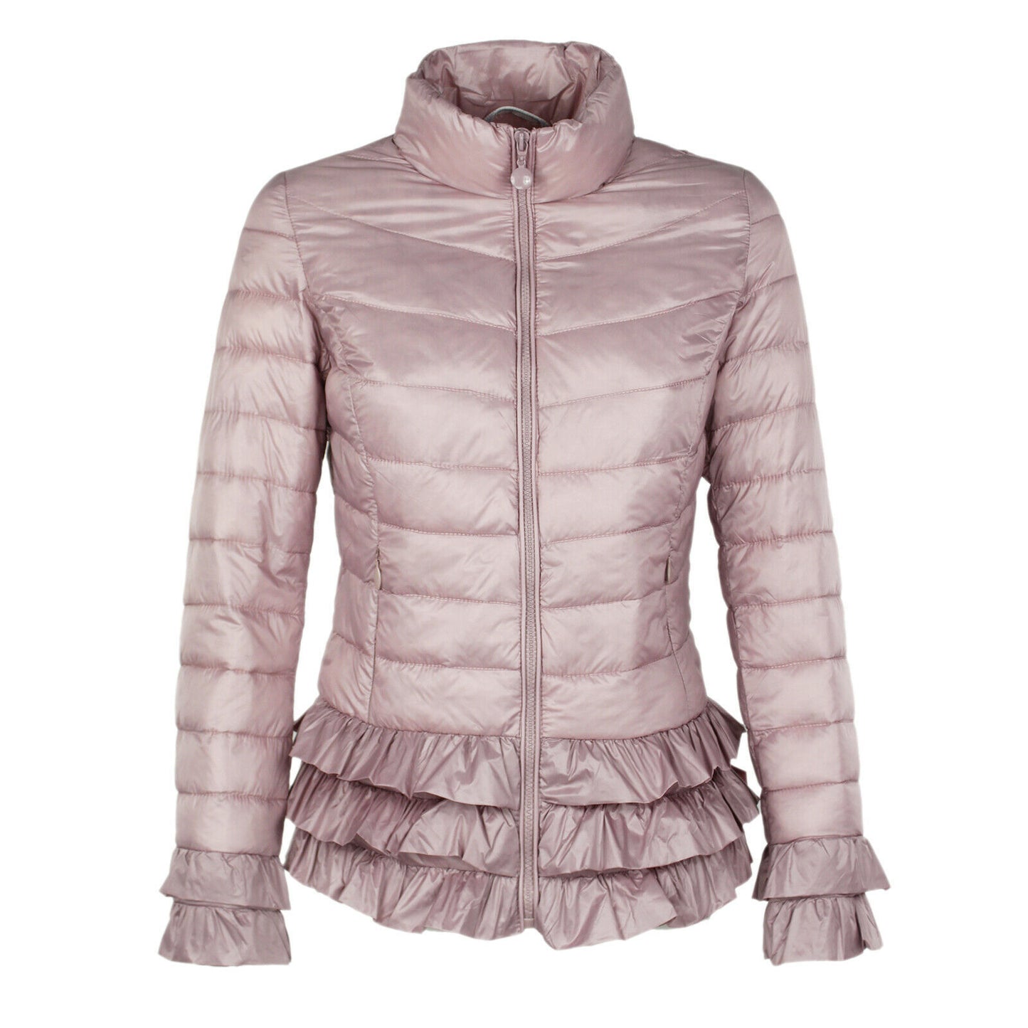 Ladies Mid-length Lace Cotton-padded Jacket