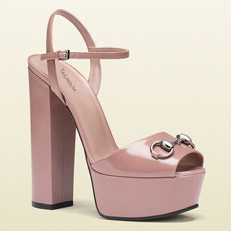 Woman High Heel Peep Toe Shoes