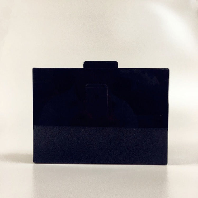Geometric Splicing Acrylic Small Square Handbag
