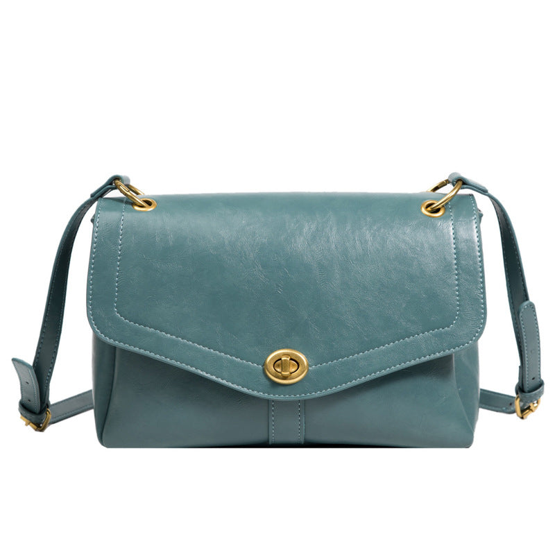 PU Texture Women's Bag New Atmospheric Simple Shoulder Bag Urban Small Square Bag Messenger Bag