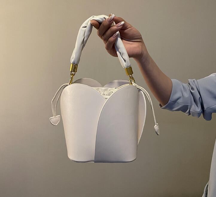 Petal Bag Women's Soft Drawstring Bucket Bag