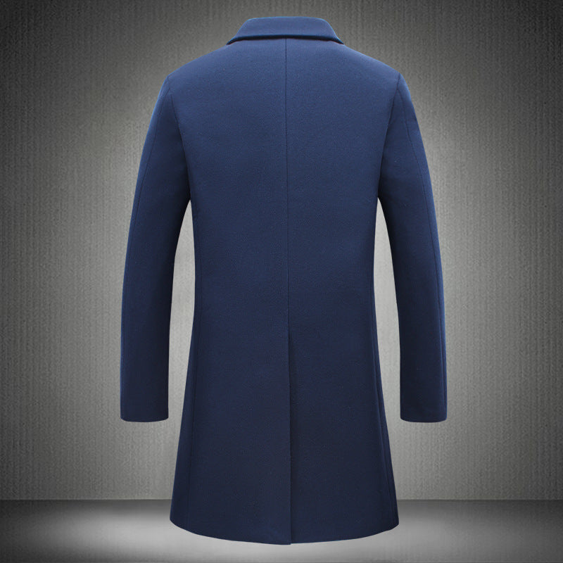 Men's Slim Woolen Coat