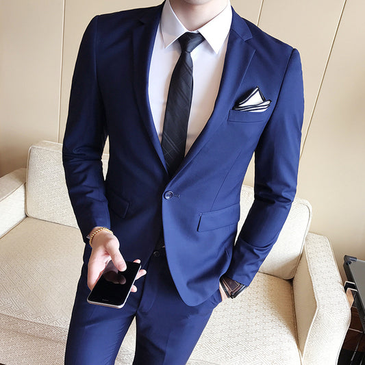 Men's Fashion Casual One Button Suit